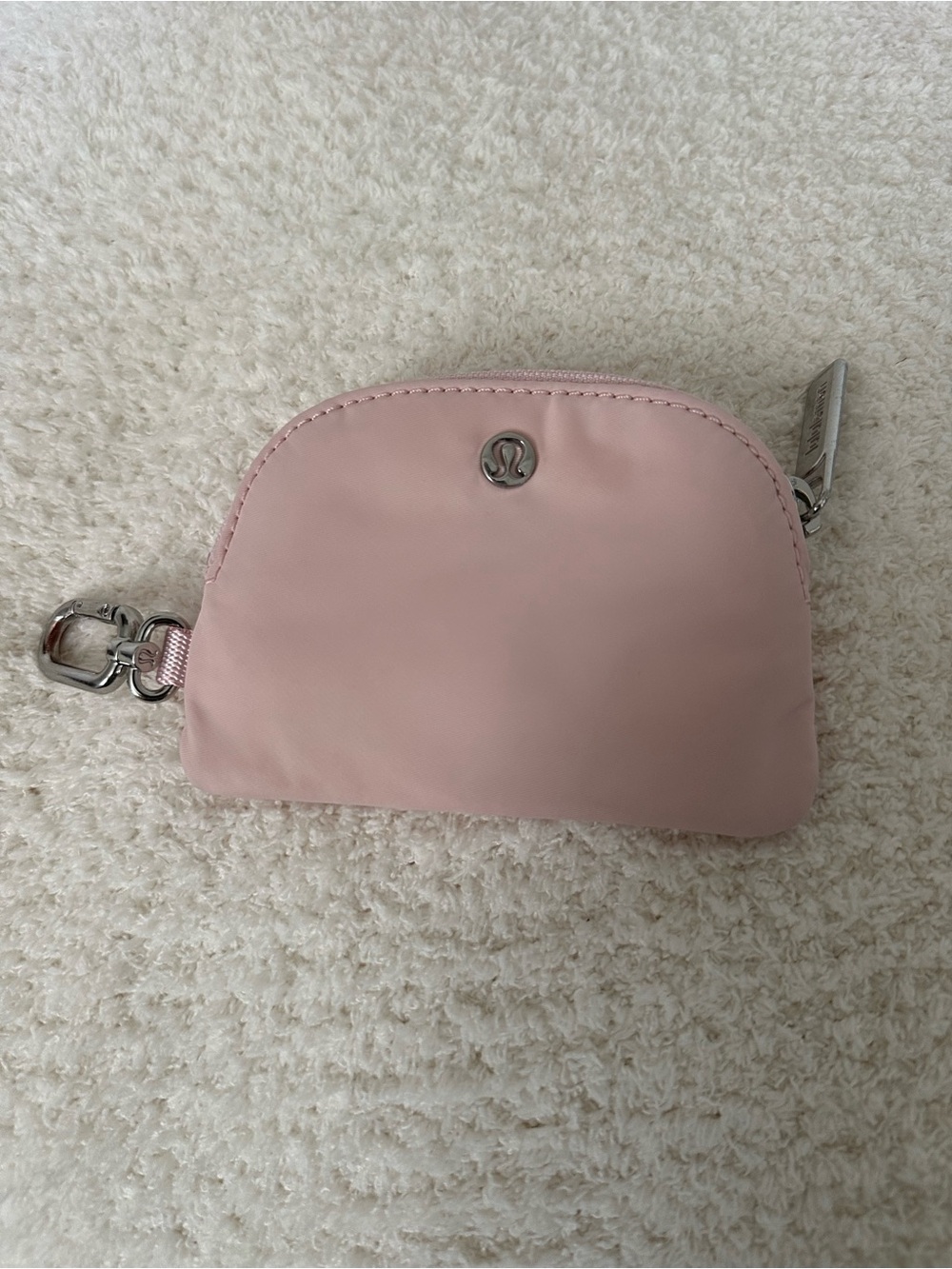 lululemon athletica Blush Pink Mini Clip Pouch